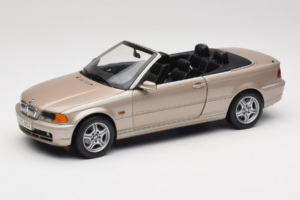 BMW 328i E46 Cabriolet Sand Beige Metallic Kyosho 1:18 80430009756 Diecast