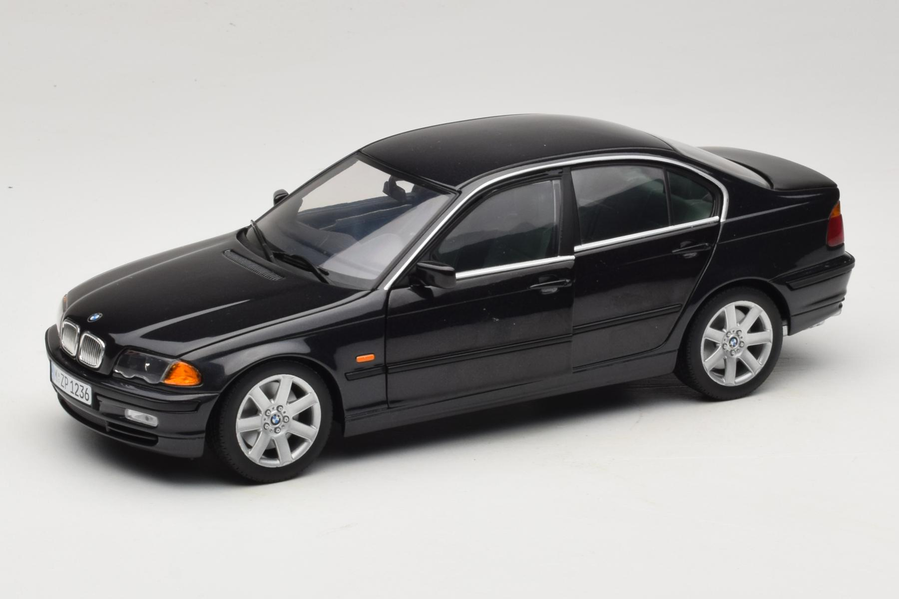 UT Models BMW 328i E46 1:18 Diecast Sedan Black Model