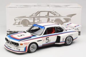 BMW 3.5 CSL E9 Gr.5 #5 K.W.M. Racing K. Miller / D. Cowart 6 Hours of Watkins Glen 1979 Minichamps 1:18 180792005 Diecast - image 8 of 8