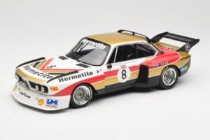 BMW 3.5 CSL E9 Hermetite #8 J. Fitzpatrick / T. Walkinshaw 1000 km Nurburgring 1976 Minichamps 1:18 155762608 Diecast