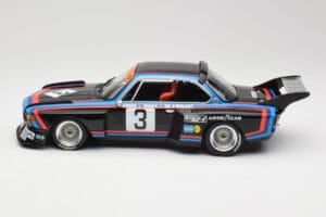 BMW 3.5 CSL E9 #3 A. de Fierlant / H. Grohs 6 Hours Silverstone 1976 Minichamps 1:18 155762603 Diecast - image 3 of 6