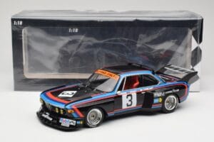 BMW 3.5 CSL E9 #3 A. de Fierlant / H. Grohs 6 Hours Silverstone 1976 Minichamps 1:18 155762603 Diecast - image 6 of 6