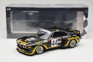 BMW 3.5 CSL E9 #44 A.S.P.M. Tanday Music J-C. Justice / J. Belin 24 Hours of Le Mans 1976 Minichamps 1:18 155762644 Diecast - image 6 of 6