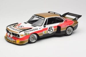 BMW 3.5 CSL E9 #45 Hermetite T. Walkinshaw / J. Fitzpatrick 24 Hours of Le Mans 1976 Minichamps 1:18 155762645 Diecast