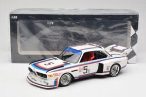 BMW 3.5 CSL E9 #5 K. Miller / D. Cowart 6 Hours of Watkins Glen 1979 Minichamps 1:18 155792605 Diecast - image 6 of 6