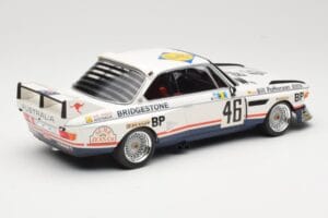 BMW 3.5 CSL E9 #46 Team Brock P. Brock / F. Muir / J. Aubriet 24 Hours of Le Mans 1976 Minichamps 1:18 153762646 Diecast - image 2 of 6