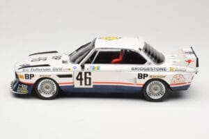BMW 3.5 CSL E9 #46 Team Brock P. Brock / F. Muir / J. Aubriet 24 Hours of Le Mans 1976 Minichamps 1:18 153762646 Diecast - image 3 of 6
