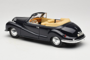 BMW 502 Cabriolet Black Maisto 1:18 31817 Diecast - image 7 of 8