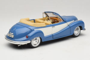 BMW 502 Cabriolet Blue Tchibo 1:18 45396 Diecast - image 3 of 8
