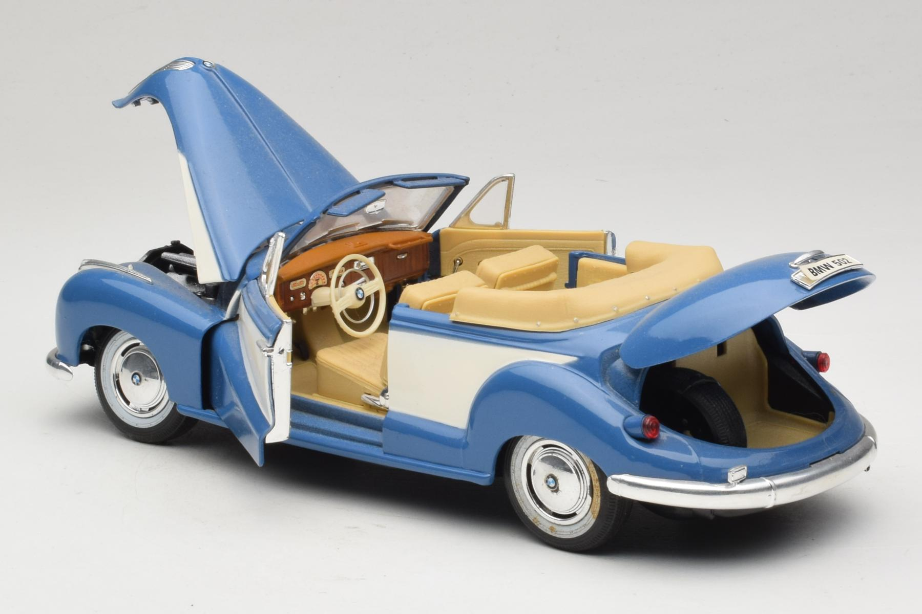 BMW 502 Cabriolet Blue Tchibo 1:18