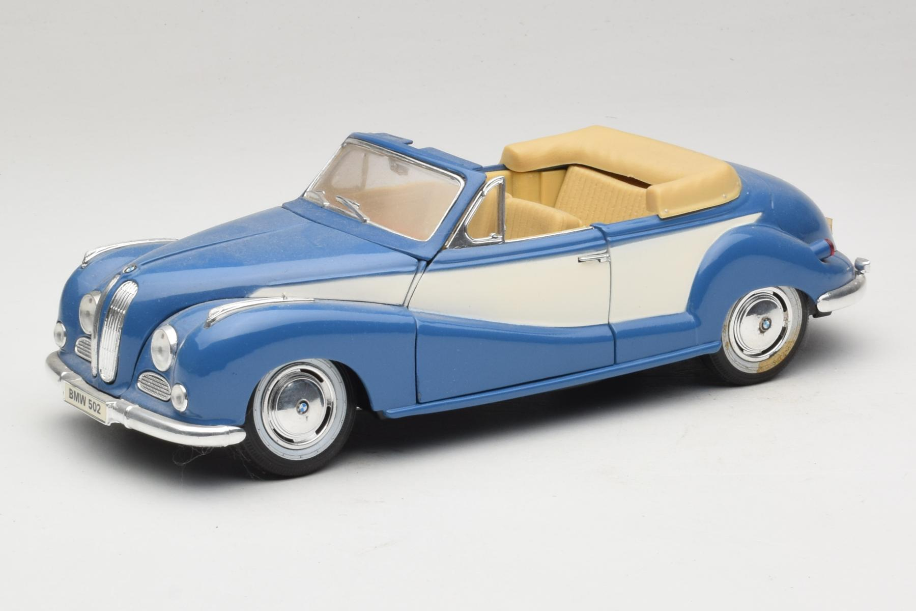 BMW 502 Cabriolet Blue Tchibo 1:18