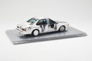 BMW 635 CSi E24 Art Car Robert Rauschenberg AUTOart 1:18 80430150924 Diecast - image 2 of 8