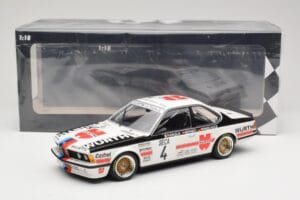 BMW 635 CSi E24 BMW Italia #4 R. Ravaglia / G. Berger 24 Hours of Spa 1984 Minichamps 1:18 155842504 Diecast - image 6 of 6