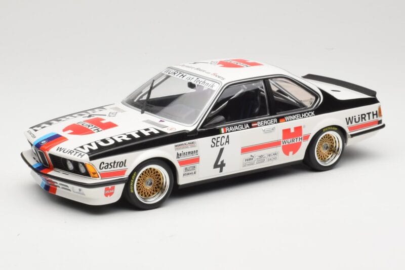 BMW 635 CSi E24 BMW Italia #4 R. Ravaglia / G. Berger 24 Hours of Spa 1984 Minichamps 1:18 155842504 Diecast