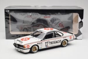 BMW 635 CSi E24 #12 R. Metge / C. Ballot-Léna Bavaria Automobiles 24 Hours of Spa 1985 Minichamps 1:18 155852513 Diecast - image 6 of 6