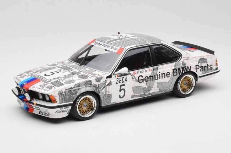 BMW 635 CSi E24 #5 R. Ravaglia Winner Spa 24 Hours 1985 Minichamps 1:18 155852505 Diecast