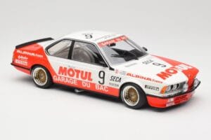 BMW 635 CSi E24 #9 Hollinger / P. Giroix Garage du Bac 24 Hours of Spa 1984 Minichamps 1:18 155842509 Diecast - image 4 of 6