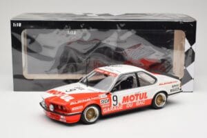 BMW 635 CSi E24 #9 Hollinger / P. Giroix Garage du Bac 24 Hours of Spa 1984 Minichamps 1:18 155842509 Diecast - image 6 of 6