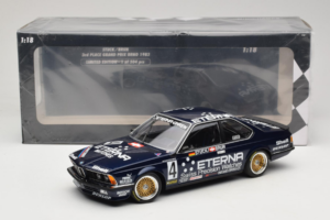 BMW 635 CSi E24 Schnitzer Eterna #4 H. Stuck / W. Brun 3rd Place Brno Grand Prix ETCC 1983 Minichamps 1:18 155832504 Diecast - image 6 of 6