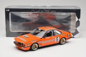 BMW 635CSi E24 Jagermeister #6 H. Stuck Bergischer Lowe Zolder DPM 1984 Minichamps 1:18 155842506 Diecast - image 6 of 6