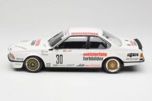 BMW 635CSi E24 Team Schnitzer Eterna #30 S. Bellof / S. Danner ETCC 1984 Minichamps 1:18 155832530 Diecast - image 3 of 6
