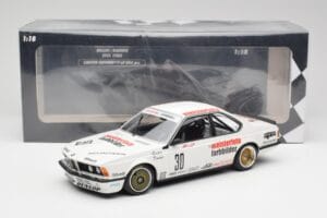 BMW 635CSi E24 Team Schnitzer Eterna #30 S. Bellof / S. Danner ETCC 1984 Minichamps 1:18 155832530 Diecast - image 6 of 6