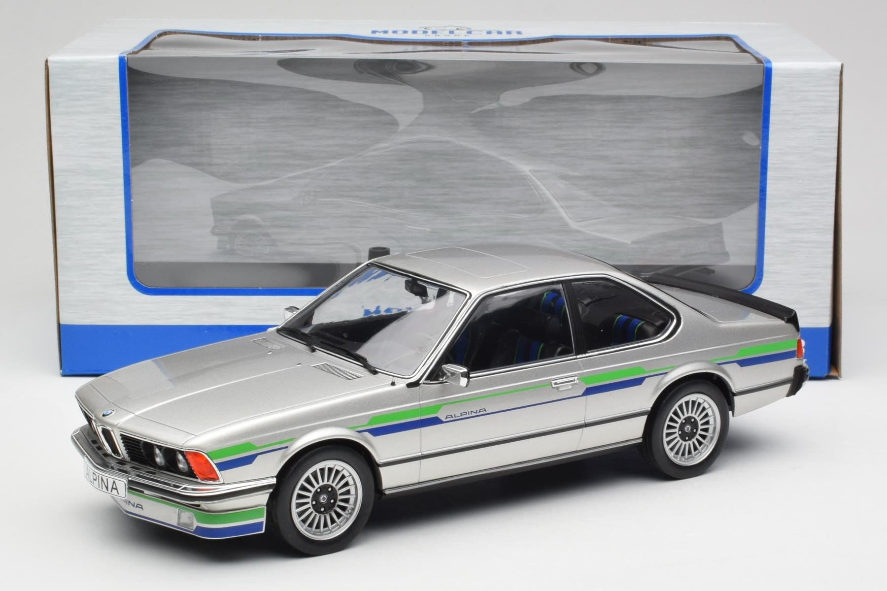 MCG BMW Alpina B7 Turbo E24 1:18 Polaris Silver