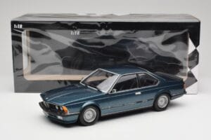 BMW 635 CSi E24 Petrol Blue Metallic Minichamps 1:18 155028108 Diecast - image 6 of 6