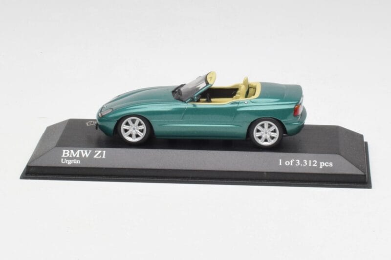 BMW Z1 E30 British Racing Green Minichamps 1:43 400020100 Diecast