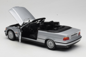 BMW 3 Series E36 Cabriolet Silver UT Models 1:18 BMW008 Diecast - image 5 of 8