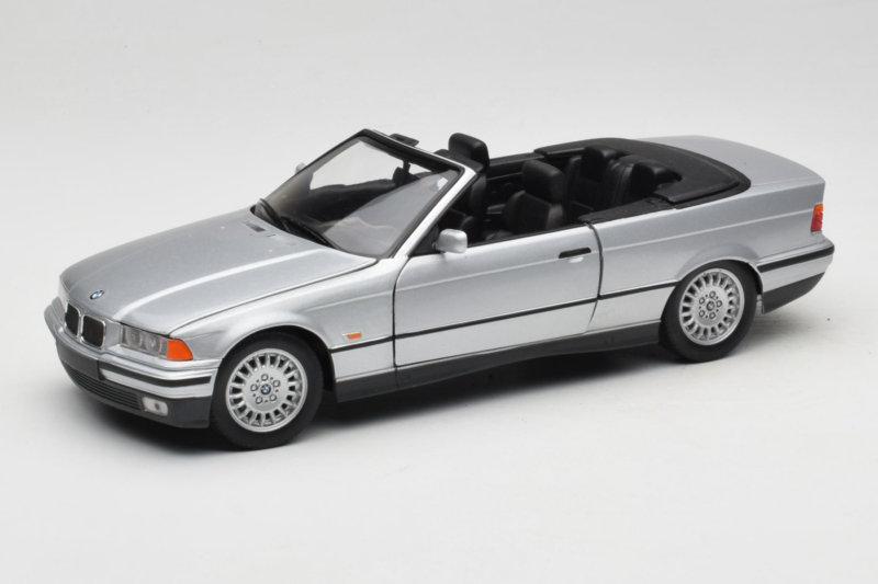 BMW 3 Series E36 Cabriolet Silver UT Models 1:18 BMW008 Diecast