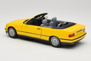 BMW 3 Series E36 Cabriolet Yellow UT Models 1:18 BMW007 Diecast - image 7 of 8