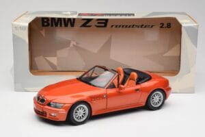 BMW Z3 E36 2.8 Phoenix Orange UT Models 1:18 20442 Diecast - image 8 of 8