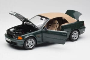 BMW 3 E46 Cabriolet Green Kyosho 1:18 80430009757 Diecast - image 2 of 8