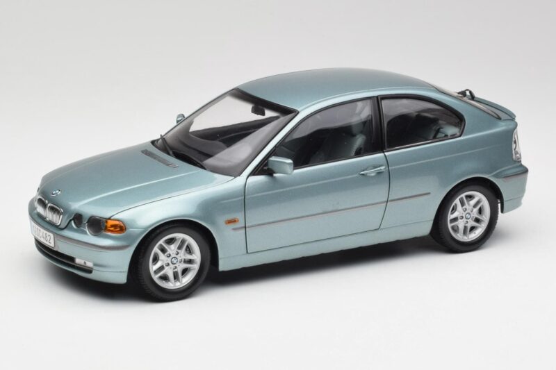 BMW 325Ti E46 Compact Light Blue Metallic Kyosho 1:18 80430024439 Diecast