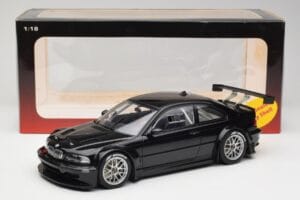 BMW M3 GTR E46 Plain Body Jet Black AUTOart 1:18 80447 Diecast - image 6 of 6