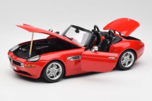 BMW Z8 E52 Roadster Bright Red Bburago 1:18 12032 Diecast - image 2 of 8