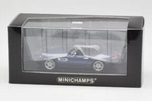 BMW Z8 E52 Topaz Blue Minichamps 1:43 431028740 Diecast - image 5 of 5