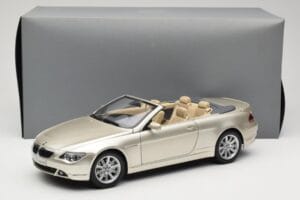 BMW 6 Series E64 Cabriolet Mineral Silver Metallic Kyosho 1:18 80430153437 Diecast - image 9 of 9