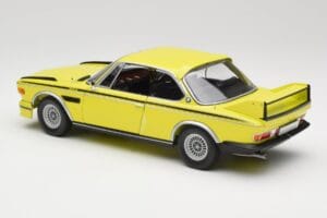 BMW 3.0 CSL E9 Yellow Minichamps 1:18 180029028 Diecast - image 7 of 8