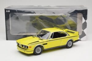 BMW 3.0 CSL E9 Yellow Minichamps 1:18 180029028 Diecast - image 8 of 8