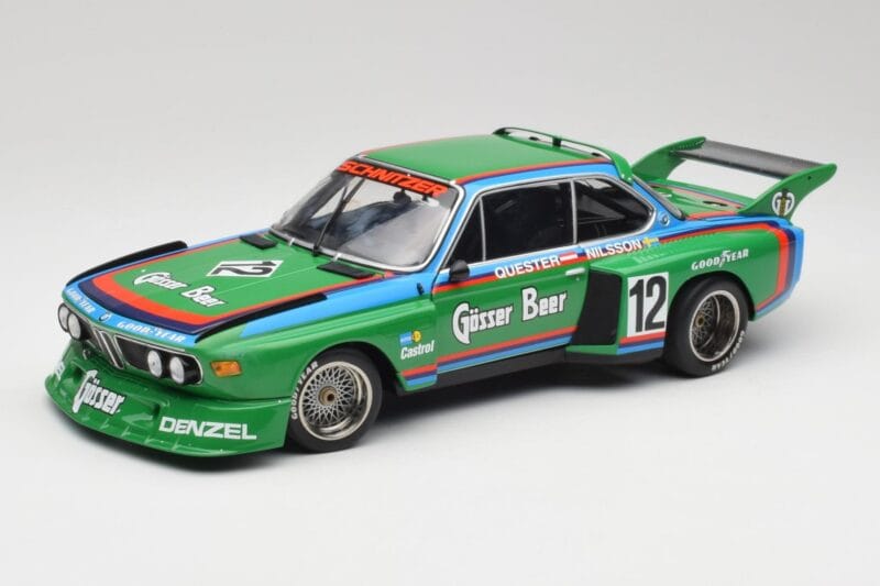 BMW 3.5 CSL E9 Gruppe 5 #12 H. Quester / G. Nilsson Zeltweg Winner 1976 Minichamps 1:18 180762012 Diecast