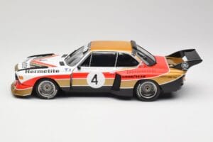BMW 3.5 CSL E9 Gruppe 5 #4 J. Fitzpatrick / T. Walkinshaw Silverstone Winner 1976 Minichamps 1:18 180762004 Diecast - image 4 of 8