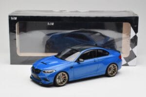 BMW M2 F87 CS Misano Blue & Gold Wheels Minichamps 1:18 155021027 Diecast - image 6 of 6