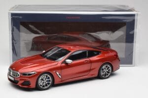 BMW M850i G15 Orange Metallic Norev 1:18 183285 Diecast - image 8 of 8
