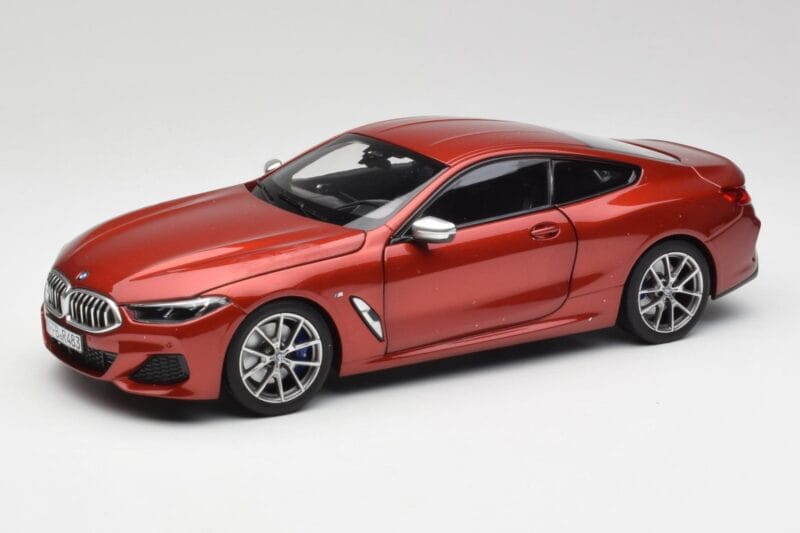 BMW M850i G15 Orange Metallic Norev 1:18 183285 Diecast