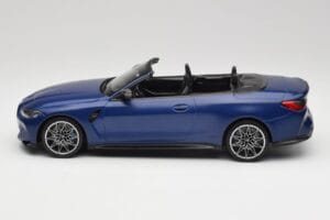 BMW M4 G82 Cabriolet Frozen Portimao Blue Minichamps 1:18 155021030 Diecast - image 3 of 6