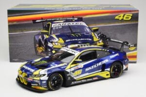 BMW M4 GT3 G82 #46 A. Farfus / V. Rossi Team WRT 24 Hours of Spa 2023 Minichamps 1:18 113232646 Diecast - image 8 of 8