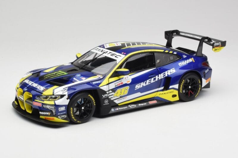 BMW M4 GT3 G82 #46 A. Farfus / V. Rossi Team WRT 24 Hours of Spa 2023 Minichamps 1:18 113232646 Diecast