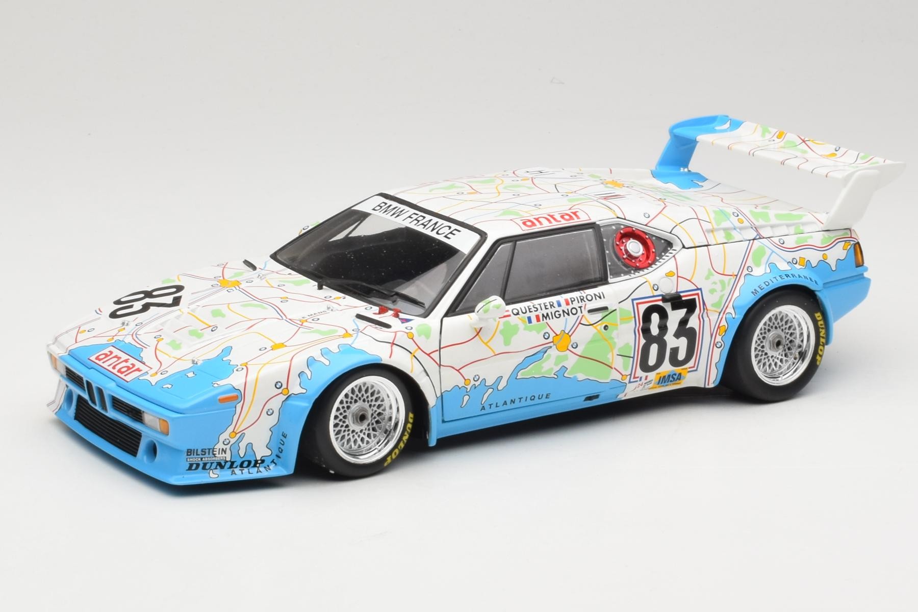未開封 1/18  M1 Le Mans 1980 #83 bmw-m1-83-d-quester-d-pironi-m